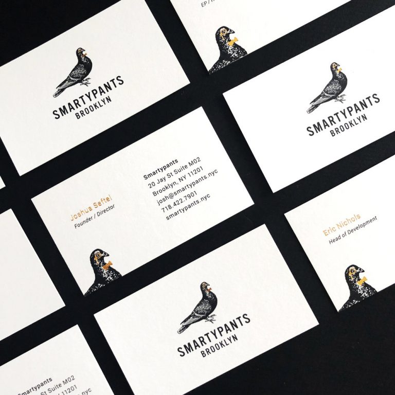 Smartypants film production business card
