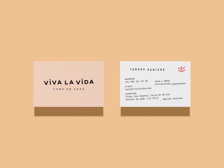 Viva La Vida business card