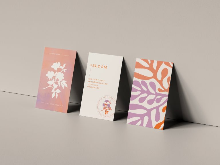 In Bloom business cards