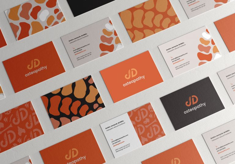 JD Osteopathy business cards
