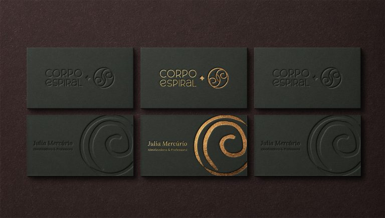 Corpo Espiral business cards