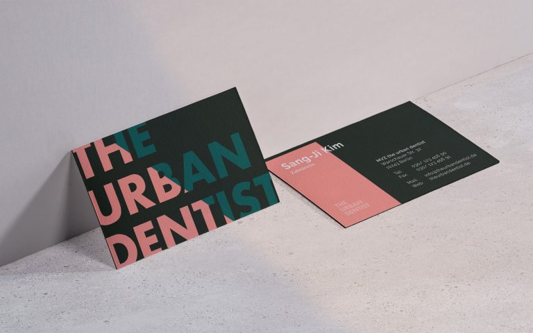 the urban dentist business cards