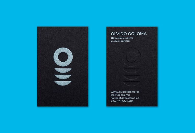 Olvido Coloma business card