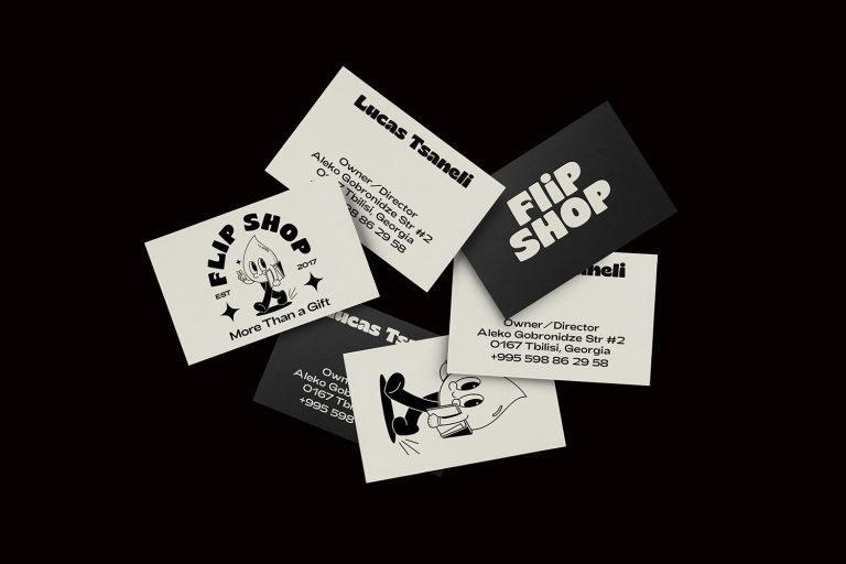 Flip Shop business card