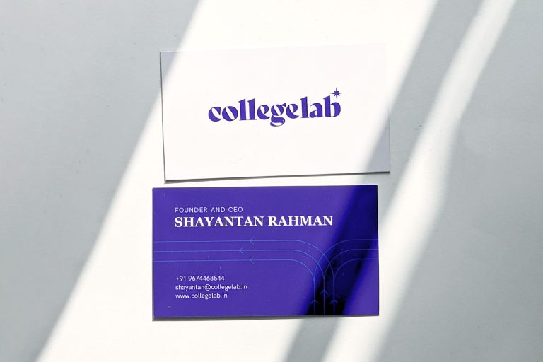 CollegeLab consultancy business cards