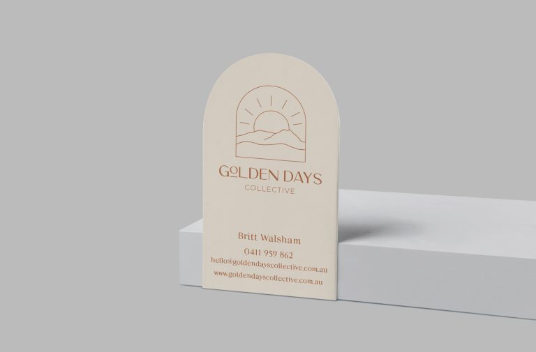 Golden Days Photography business card
