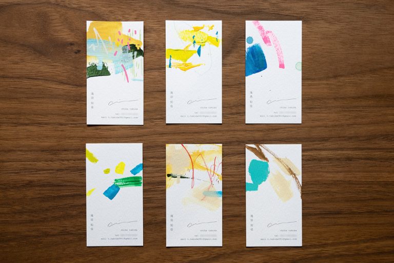 Chika Takida painter_artist business cards