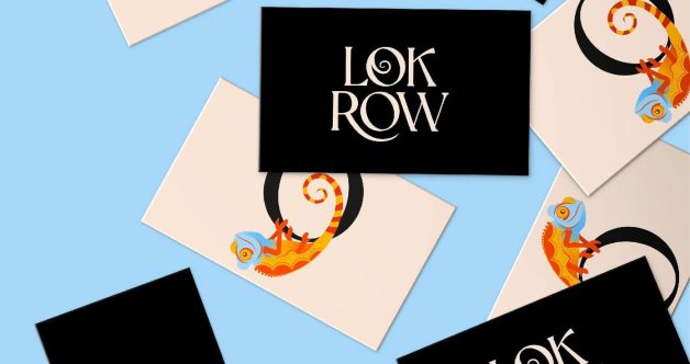 Lok Row kids clothing business cards